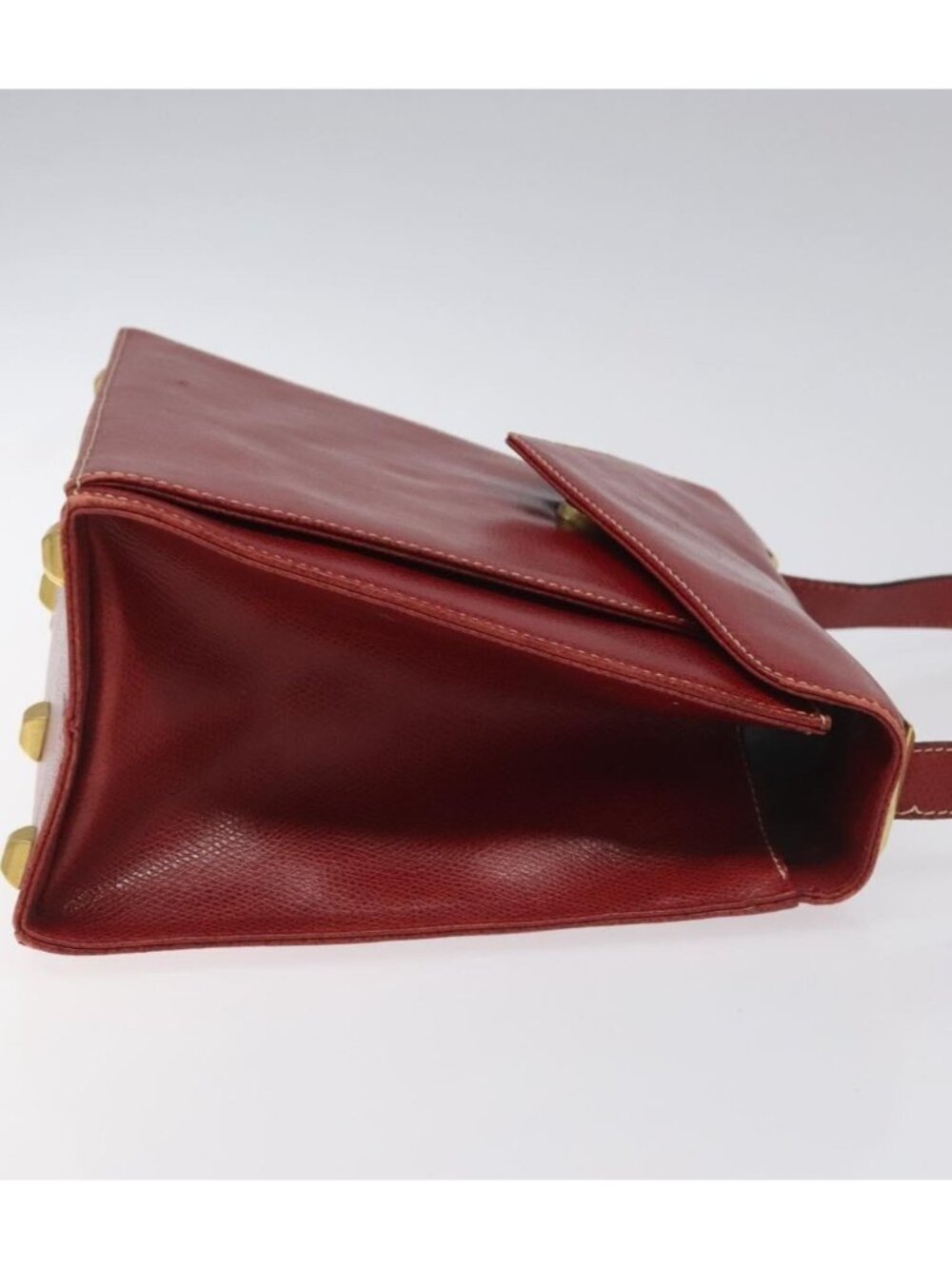 Salvatore Ferragamo Shoulder Bag Leather Red - Picture 2 of 16